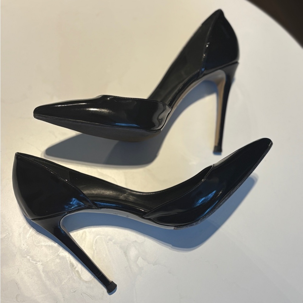 Black patent stilletos by Le Silla 38